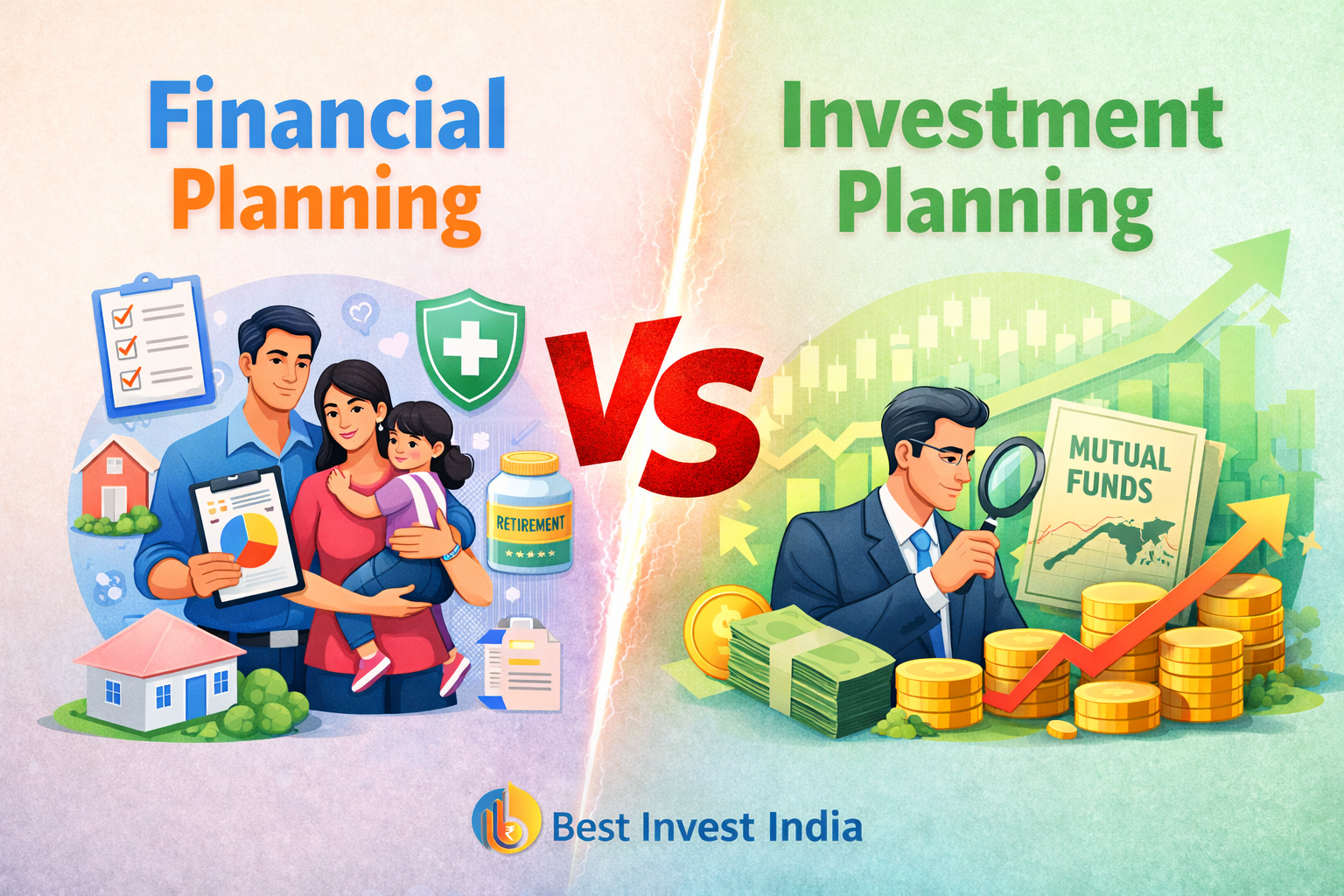 Financial Planning vs investment planning