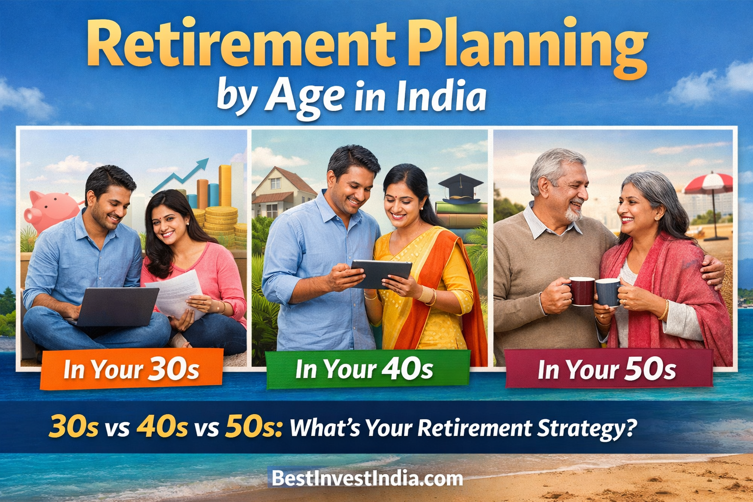 Retirement planning in 30s 40s 50s India